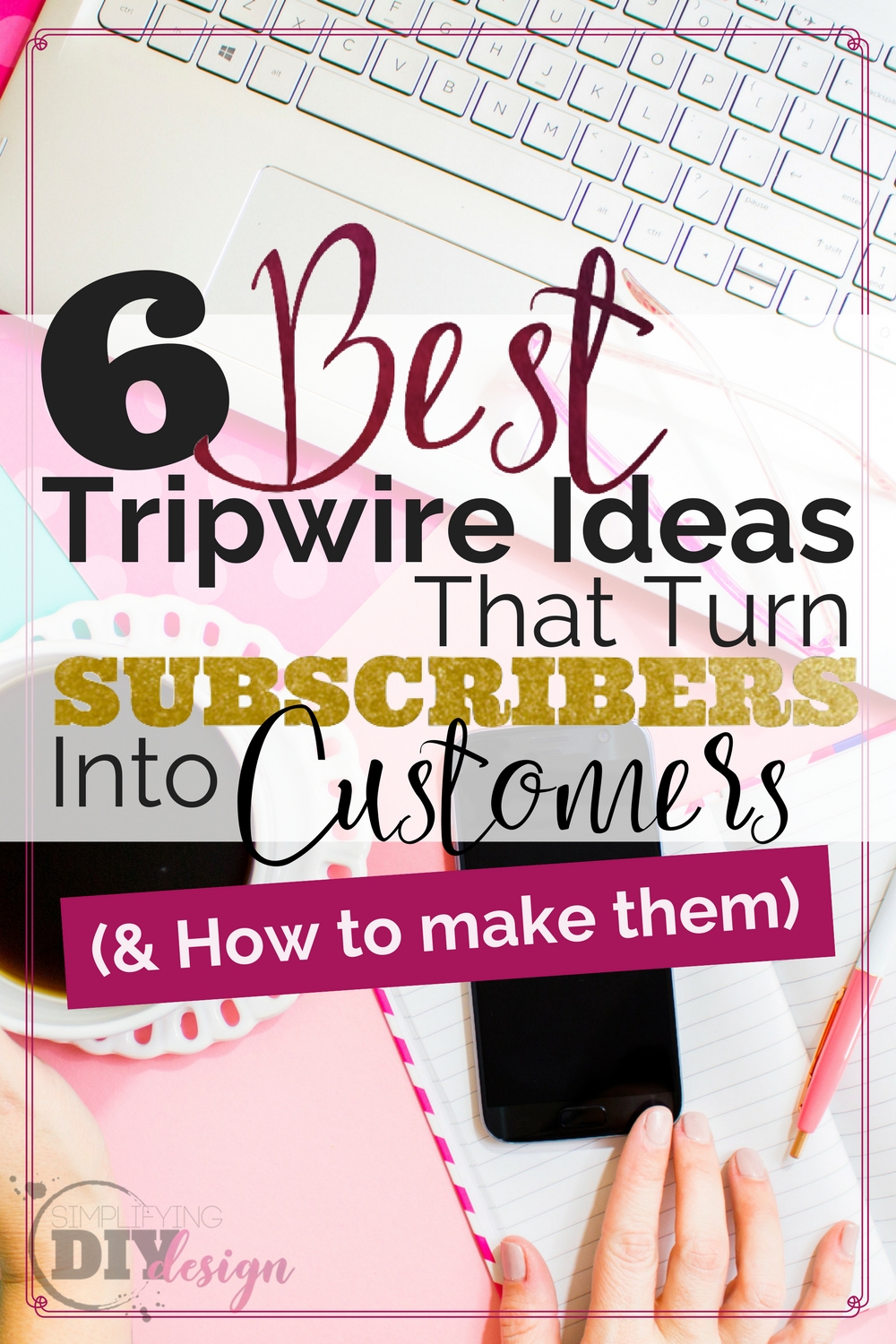 When it comes to the marketing part of my business, I struggled with how to make an income. I had my opt-in lead magnets but needed a way to turn subscribers into customer. Then I found tripwires. This this of tripwire ideas was exactly what I needed and I love the video tutorials included the post-- super helpful!