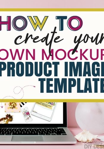 Start saving a ton of time by creating your own template for your mockup product photos. These will give your product photos a level up and make them eye-catching and convert higher. Which means more sales and more money!