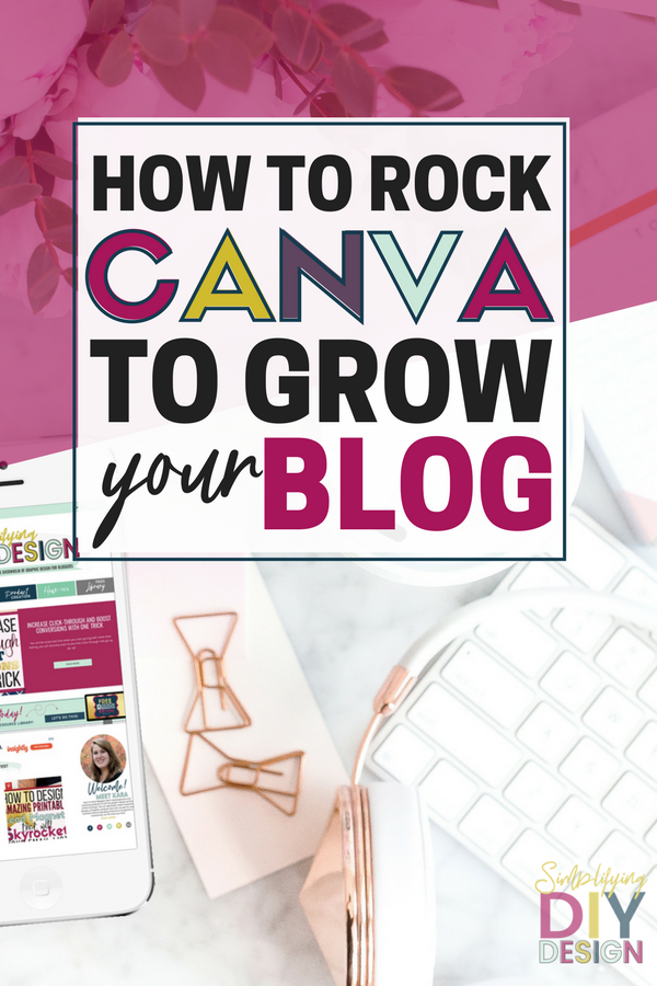 Find out how Canva can be an amazing tool that can help you learn how to design graphics that will help you grow your blog. Graphics are a non-negtioable part of blogging, if you want to stand out and make money blogging then your graphics need to jump off the page. Here's how you can rock canva even without being a graphic designer #canva #design #blogdesign #canvatemplates