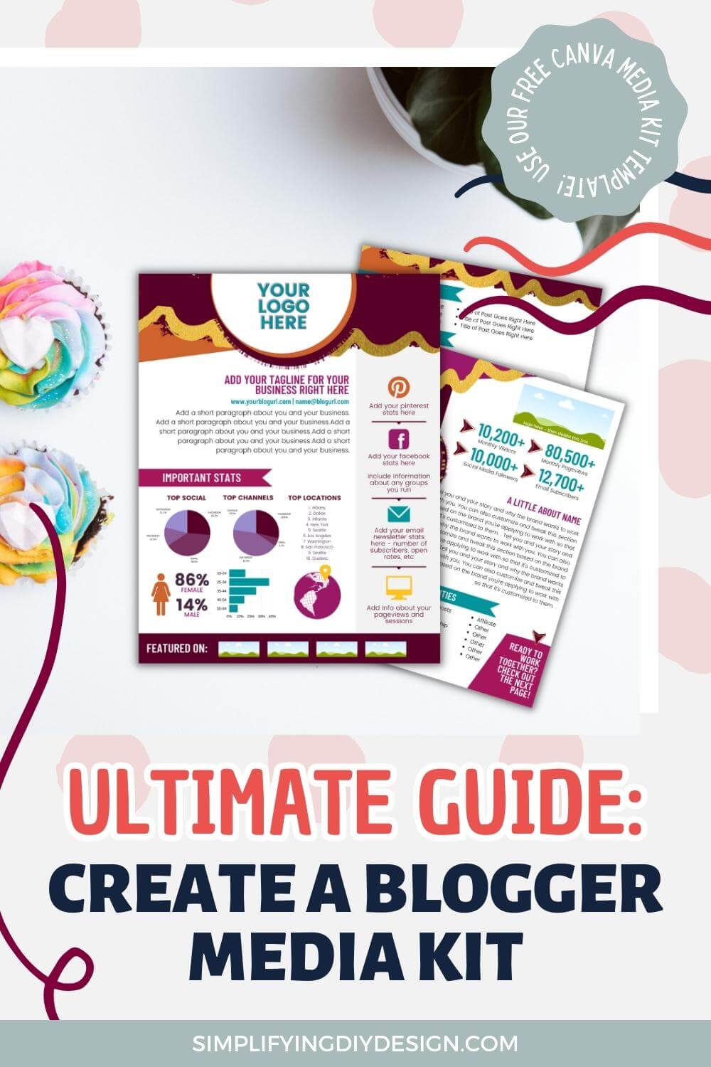 If you're ready to monetize your blog with sponsored opportunities, you need a blogger media kit. Use our FREE blogger media kit template to get started!