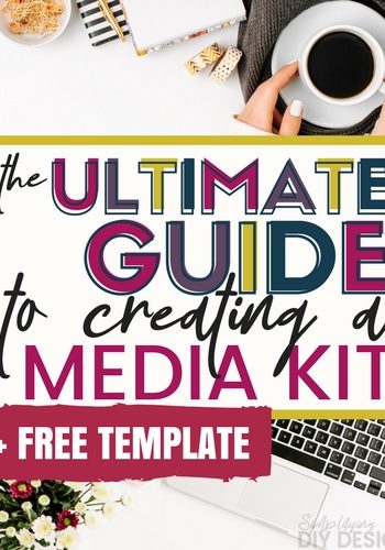 Start making money with you blog using our free media kit template, customizable in Canva! Even if you don't know how to design, you can create a professional media kit that brands won't be able to turn away!