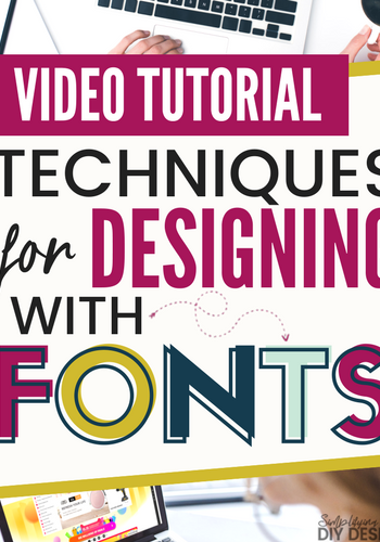 Designing with fonts can be so overwhelming! These super easy techniques for making your text jump off the page and pull your reader is such a game changer! My social media images are converting so much better after I made these changes and my promotional images are actually getting attention! #graphicdesign #designforbloggers #designwithfonts #typography