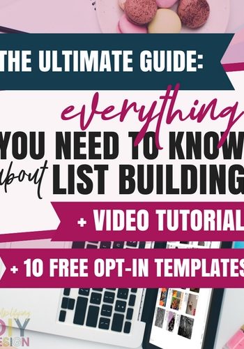 List building can be so intimidating. Email marketing is something that took me a long time to master. This guide goes over exactly how to brainstorm great opt-ins, how to design them, how to hook it up to your email service provider, how to promote, and other tips and tricks. PLUS a video tutorial + FREE lead magnet templates! #listbuilding #emailmarketing #optin #leadmagnets