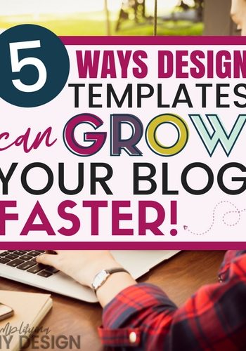 Using Canva templates can actually help you grow you blog, increase your traffic, grow your email list, and make more money blogging. How is this possible? Let me tell you 5 reasons why this happens and how you can make it work you for! #canvatemplates #bloggertemplates #bloggerdesign #designforbloggers #makemoneyblogging