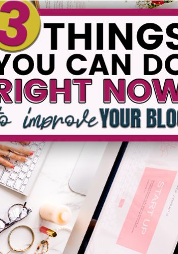 Find out the 3 things you can do RIGHT NOW when you're trying to grow your blog. Optimize what you have, design pinterest images that will get more traffic to your blog, and lead magnets that will grow your email list, FREE CHALLENGE for bloggers + Templates!! #blogging #simplifyingdiydesign