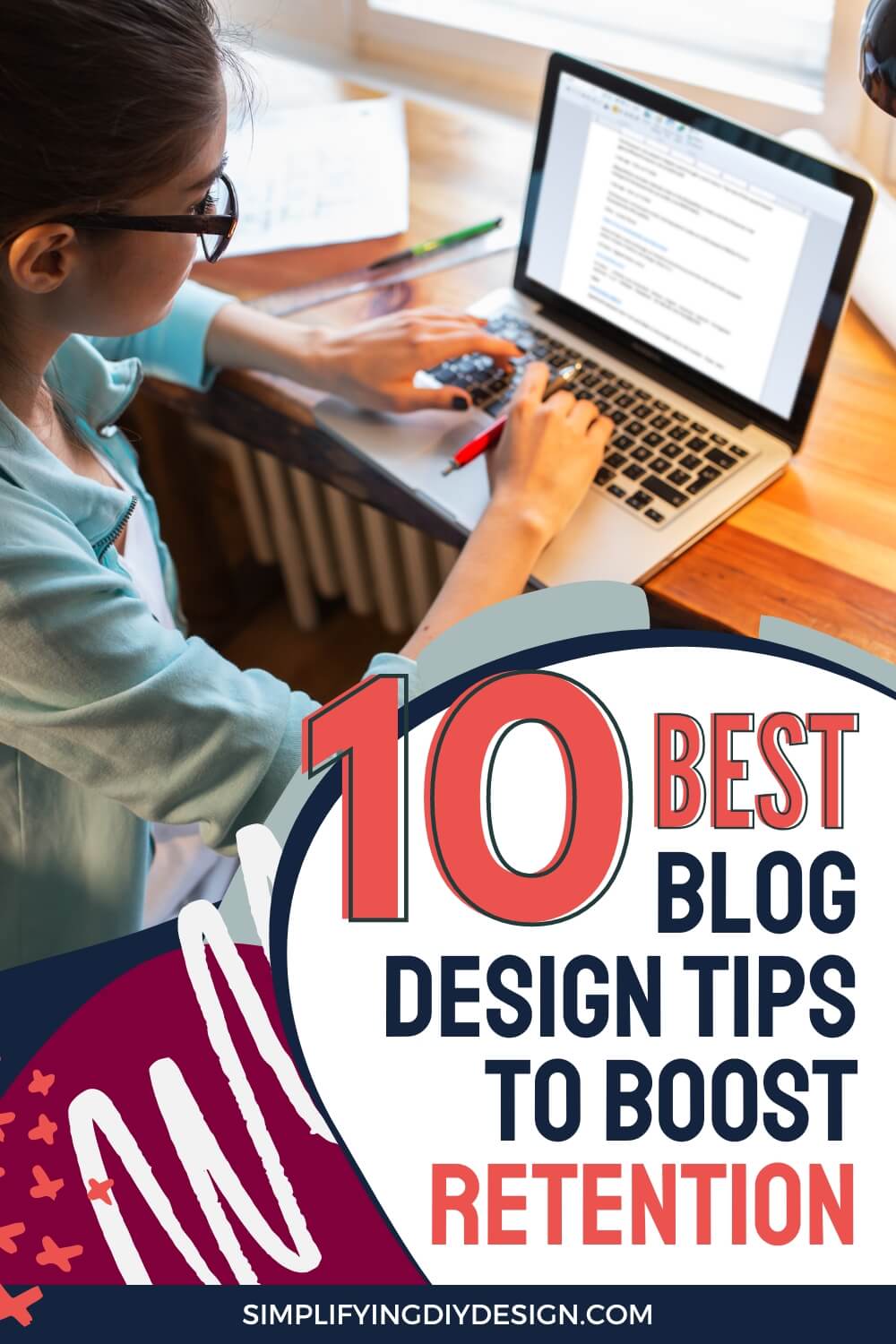 Taking your blog full-time is much easier when you have a well-designed blog. Get that pro blogger look by implementing these top 10 blog design tips!