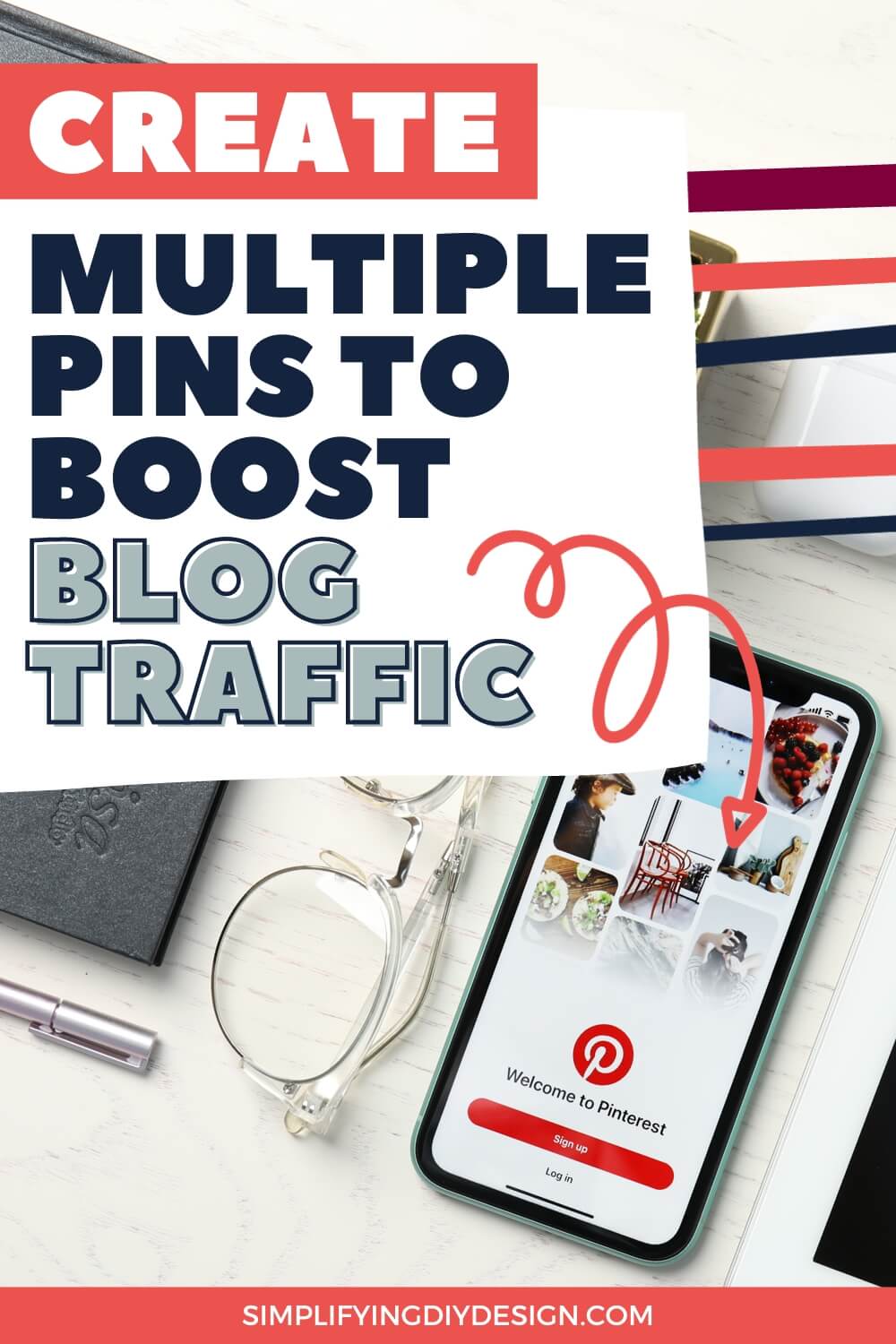 Let's talk about how bloggers can (and should!) create multiple pins to drive blog traffic to blog posts, sales pages, opt-in pages, and MORE!
