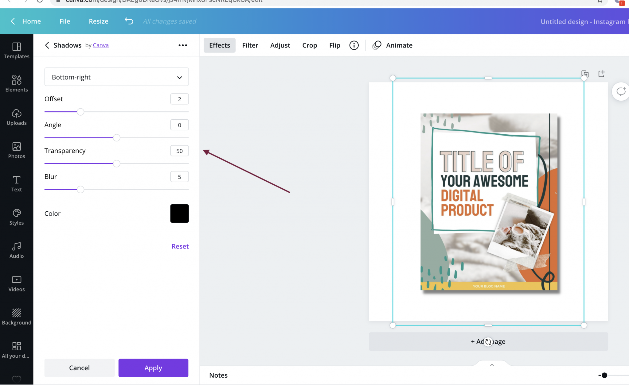 how to edit a presentation in canva