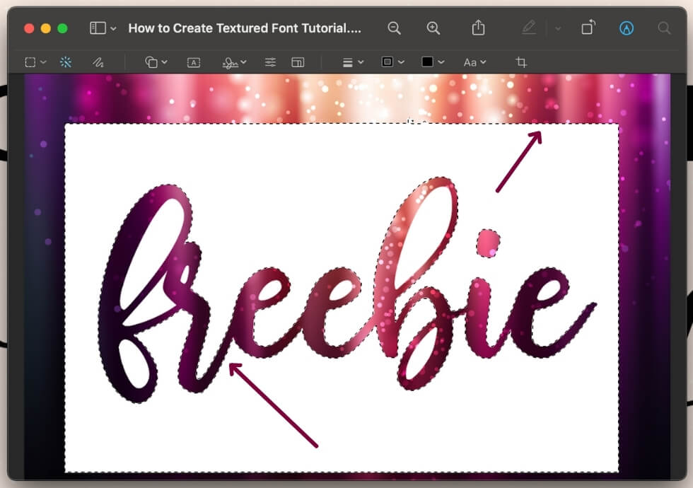 Create textured font using Canva and Preview to make your graphics pop, boost your traffic, and increase conversions to make money blogging!