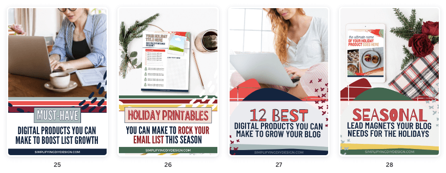 It's a fact that product mockups build trust and increase conversion rates. Stand out from the noise this holiday season with beautiful holiday product mockups!