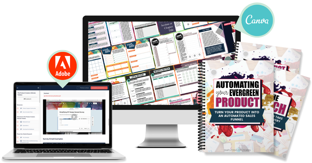 The Product Creators Ultimate Toolbox is THEE complete product creation hack for creating and launching products over and over while keeping your sanity and serving your audience!