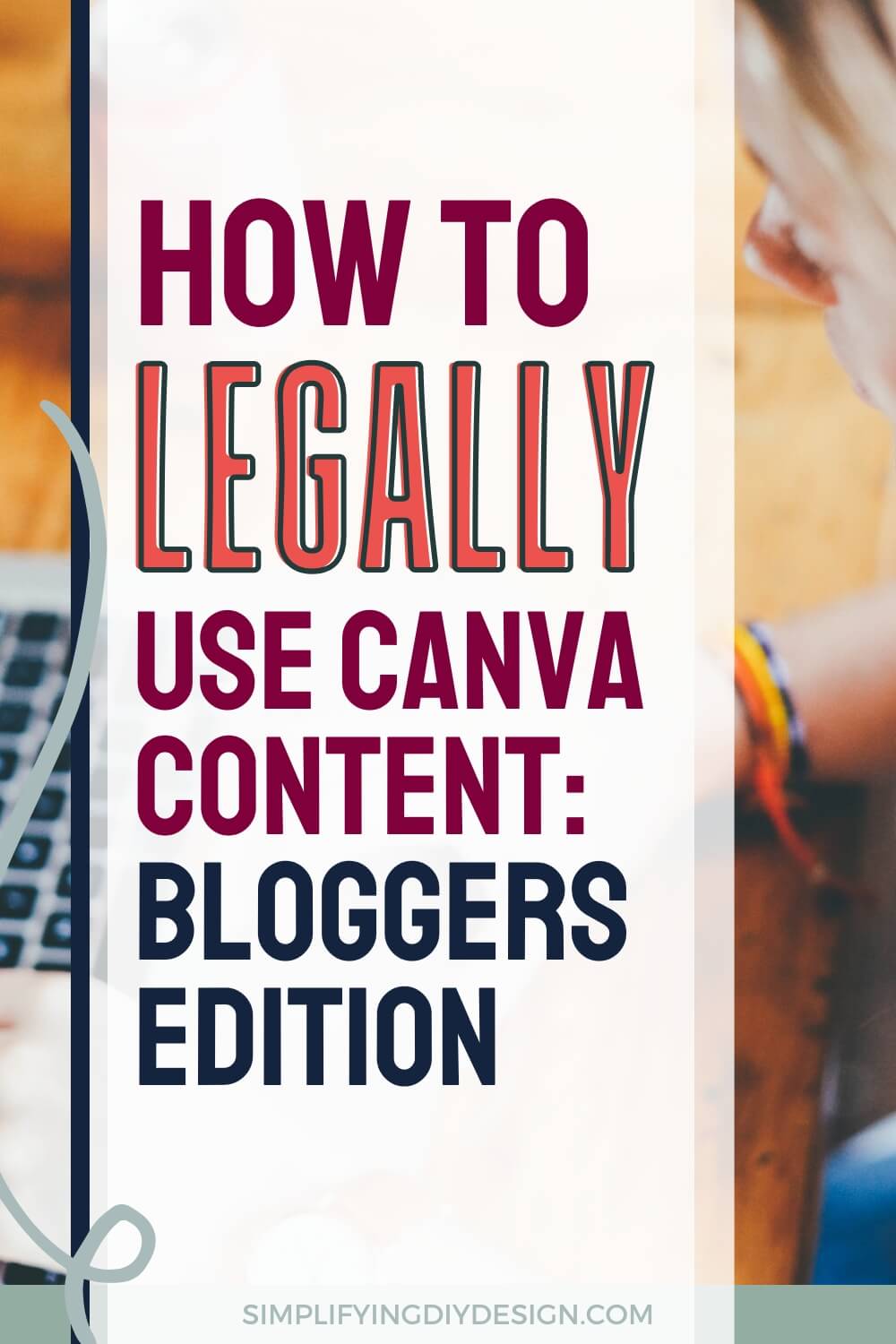 If you use Canva content on your blog, especially stock images, chances are you could be violating Canva's Content License Agreement without even knowing it!